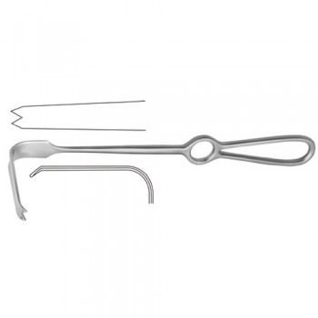 Obwegeser Ramus Retractor Stainless Steel, 24.5 cm - 9 3/4" Blade Size 22 x 70 mm